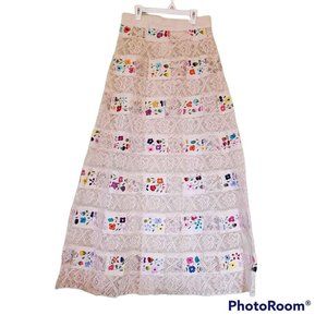 Lace Mexican Skirt Vintage